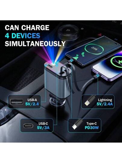 Retractable Car Charger